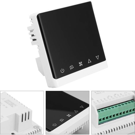 AC220V Digitaler LCD-Thermostat für Lüfterkonvektoren, Temperaturregler 5℃‑35℃ (1/5)