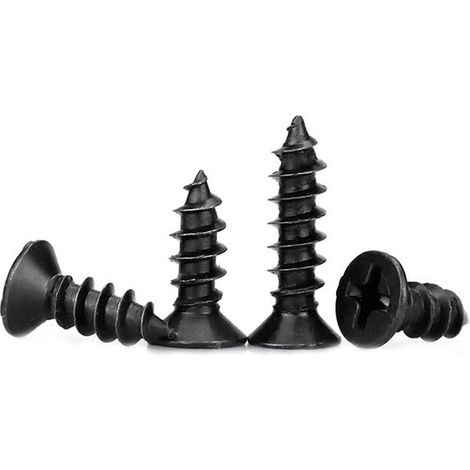 PLCATIS PETIT SEMPTO TAPER VISS ENTRAÎNEMENTS M3 150-PACK VIS DE CHARGE DE BRASS ANTIQUES 3MM X 16MM PHILLIPS PHILLIPS PRINCIPLES Tiny Head Vis de panneaux avec boîte de rangement pour petits projets (1/4)