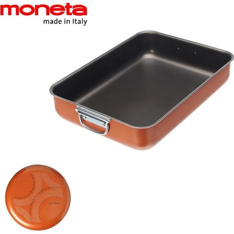 Moneta Zecchino lasagnera teglia alta 35x25cm antiaderente (1/5)