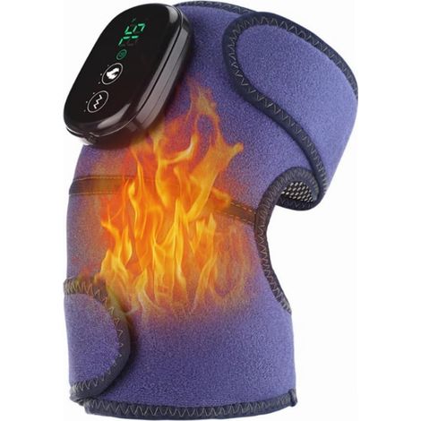 Masseur électrique de genou, chauffage USB, Vibration, compresse chaude infrarouge, thérapie, coude, épaule, genou, coussin de Massage for soulager les douleurs articulaires