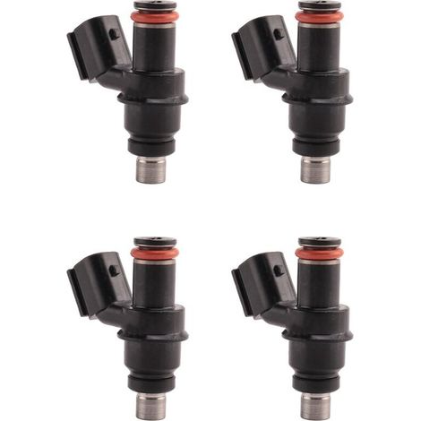 Conjunto de inyectores negros para motocicleta 4X 15710-21H00 para GSX-R1000 2007 2008 K7 (1/4)