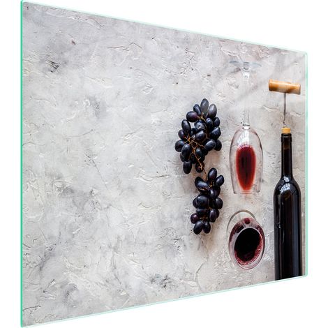 Glasschneidebrett 52x40 Wein (1/5)