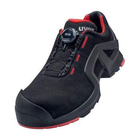 uvex Halbschuhe 1 support S3 schwarz rot Weite 12 Gr. 42 (1/2)