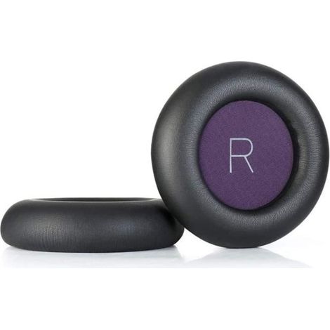 2 coussinets d'oreille en similicuir, rembourrage en mousse à mémoire, compatibles Plantronics BackBeat Pro, pour casque antibruit Bluetooth