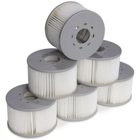Lot de 6 filtres pour spas gonflables MSPA V2. 106cm – 6 cartouches filtrantes de remplacement pour spa gonflable MSPA (1/5)