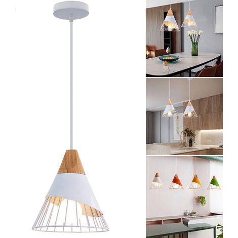 Suspension vintage, plafonnier industriel en métal, lustre moderne, lampe suspendue pour salle à manger, café, restaurant, cuisine (1/5)