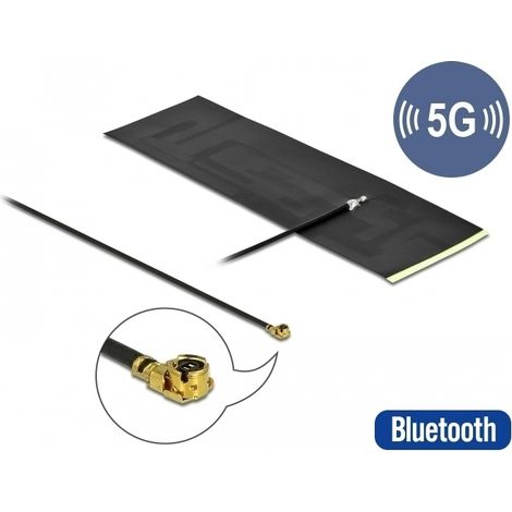 Delock Antena 5G LTE MHFÂ® I macho -0,42 - 5,00 dBi FPC omnidireccional