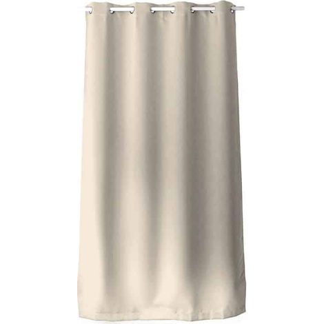 Rideau occultant et isolant uni naturel 135 x 280 cm - 140x280cm - Naturel