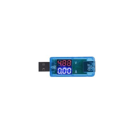 Multimètre numérique USB, voltmètre LCD couleur ampèremètre à double rangée montre chargeur de multimètre de compteur actuel, testeur USB (1/5)