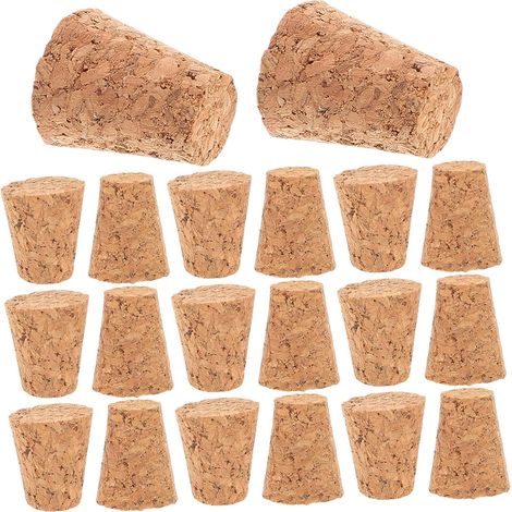 20 bouchons liège bois pour bouchage naturel des bouteilles (1/5)