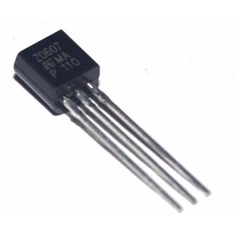 Triac 600V 0,8Amp 1BA2 TO92 Z0607MA STM