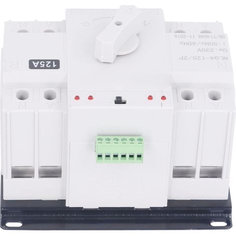 Commutateur de transfert automatique à double alimentation, sélecteur électrique pour immeubles de bureaux 230 V (1/5)