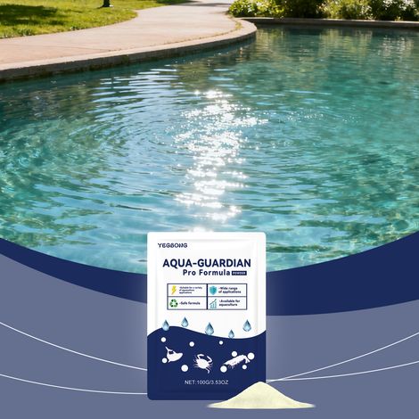 Poudre clarifiante pour une eau d'aquarium claire et durablement purifiée - 100 g (1/5)