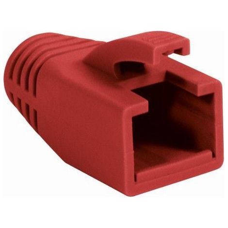Intellinet Copriconnettore per Plug RJ45 Cat.6 8mm Rosso (1/3)