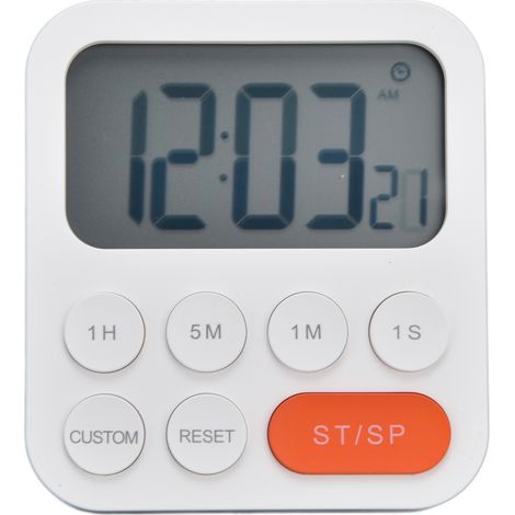 Magnetischer Küchentimer mit 3 Geschwindigkeitsstufen – Stoppuhr zum Kochen, Lernen und fürs Schlafzimmer (1/5)