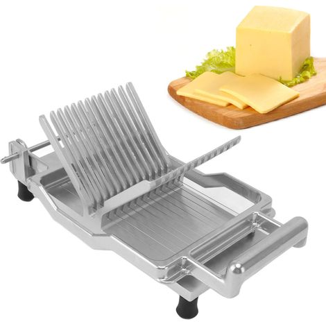 Trancheuse à pain et à fromage professionnelle, trancheuse à toasts au fromage en acier inoxydable, 10 mm/20 mm (1/5)