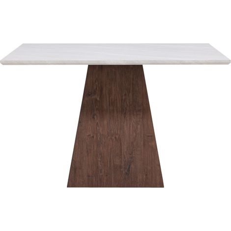 Cael table de salle à manger 120x120 cm gris, moka. (1/4)