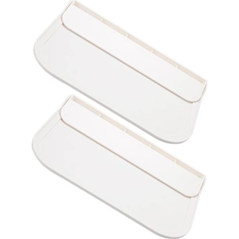2Pcs Faltbare Regale für Bad Küche Schlafzimmer Stilvolle Last Lager Unterstützung (1/5)