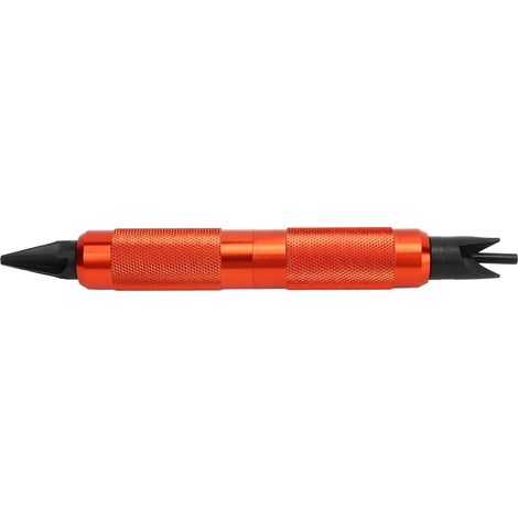 Outil de rechargement orange en alliage d'aluminium pour nettoyage de poches d'amorce et ébavurage (1/5)