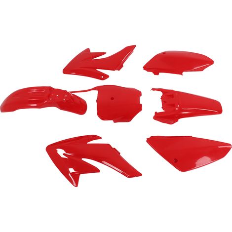 Motorrad-Windschutzscheibe aus ABS-Kunststoff, verschleiß- und alterungsbeständig, für CRF 70Red. (1/5)