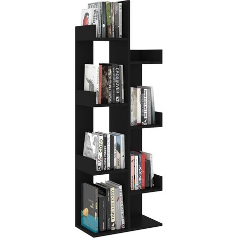 Bibliothèque Noir 48x25,5x140 (1/5)