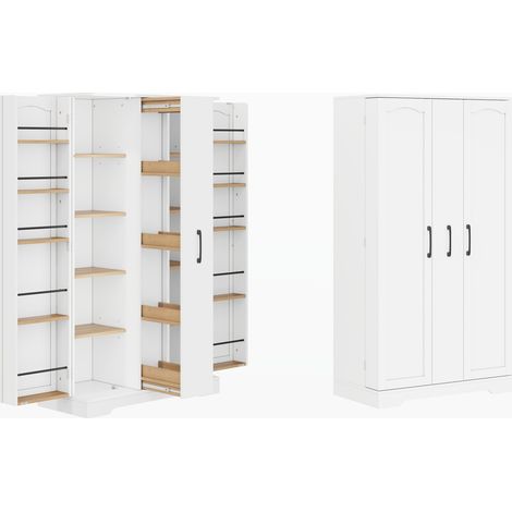 Weißes Küchen-Sideboard aus MDF mit Gewürzregalen MODENUIT (1/5)