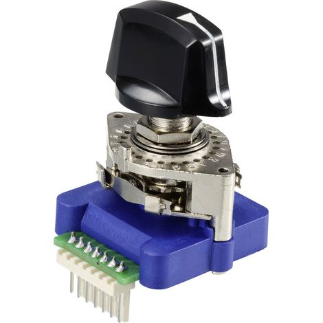 TRU COMPONENTS TC-12830252 Drehschalter 5 V/DC, 25 V/AC, 50 V/AC 0.5 A 1 x 30 ° 1 St. (1/4)