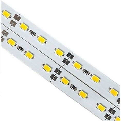 Barrette Rigide 1 Mètre Barrette Led 5630 7020 5050 13w 72 Led Chaud Froid (1/2)