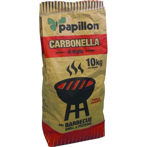 CARBONE BARBECUE 10KG - CF. SACCHETTO PAPILLON