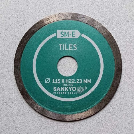 Sankyo 115mm sm-e universale disco diamantato per taglio piastrelle (1/5)