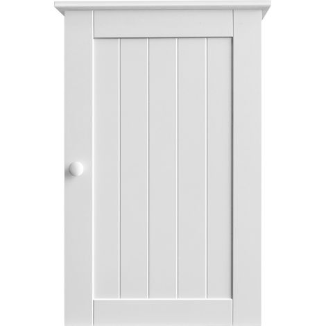 Bathroom Wall Cabinet Storage Cupboard MDF Shelf Vanity Unit (1/5)
