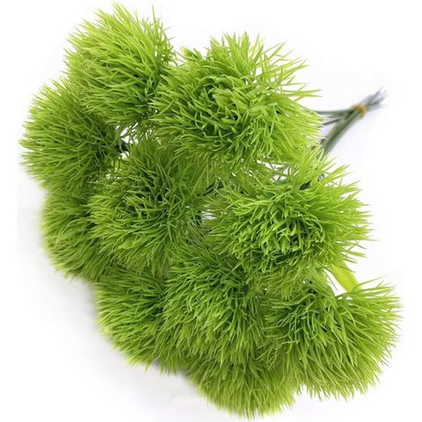 Fleurs De Pissenlit Artificielles, Plantes En Plastique Arbustes Buissons Faux Herbe De Mariage Intérieur Extérieur Maison Jardin Véranda Centres De Table Arrangements Décoration De Fête Plant (1/5)