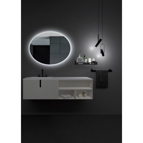 LEDIMEX-  Espejo Baño 100X80cm con Led y Antivaho Cromado