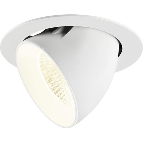 Encastré downlight NUMINOS® GIMBLE XL intérieur 4000 K 40° blanc - SLV - 1009913
