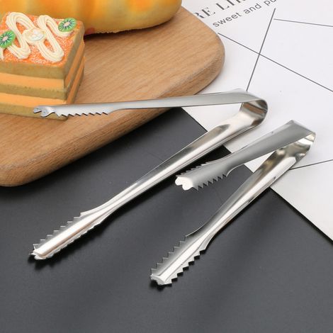 Pinces Pour Apéritif - Acier Inoxydable - Lot De 3 Tailles S M L - Pour Servir Apéritifs Desserts Glaces Sucreries - 12 5 Cm À 19 Cm (1/5)