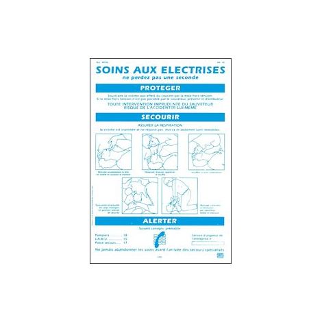 affiche - alu et métal - soins aux electrises - catu am-20 (1/3)