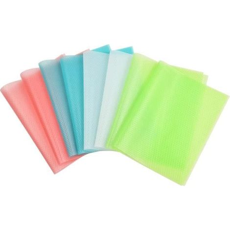 Tapis de Réfrigérateur - Antibactérien - EVA - 8 Pièces - 29 x 45 cm - Réutilisable (1/4)