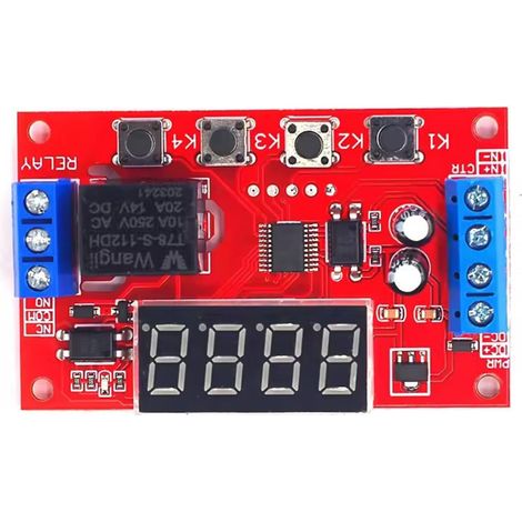 Module de relais temporisé programmable avec affichage LED (1/5)