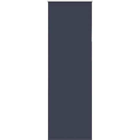 Verdunkelungsrollo Marineblau 75x230cm Stoffbreite 70,7 cm
