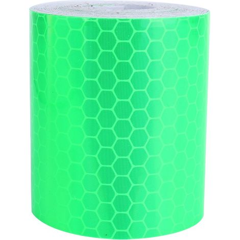 5cm X6m Ruban D'avertissement Réfléchissant,Vert Ruban de Sécurité Réfléchissant de Auto-adhésive pour Installations de Transport Routier, Véhicules, Navires, Allées (1/3)