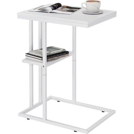table d'appoint en forme de C, basse, petite (1/5)