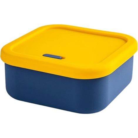 Boîte à pâte à pizza empilable en silicone avec couvercle (0,4 L) - Boîte de fermentation multifonctionnelle portable pour le rangement en cuisine (1/5)
