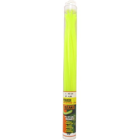 Tube 36 Brins Fil Nylon Rond Ozaki Premium - Longueur: 42 Cm, ø: 4,50 Mm. (1/2)
