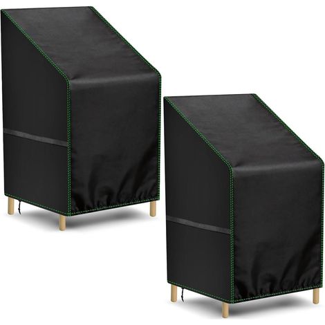 Funda Para Taburete De Jardín - Impermeable - Resistente A Los Rayos UV - 65x65x70 Cm Y 65x65x120 Cm - 2 Unidades (1/5)