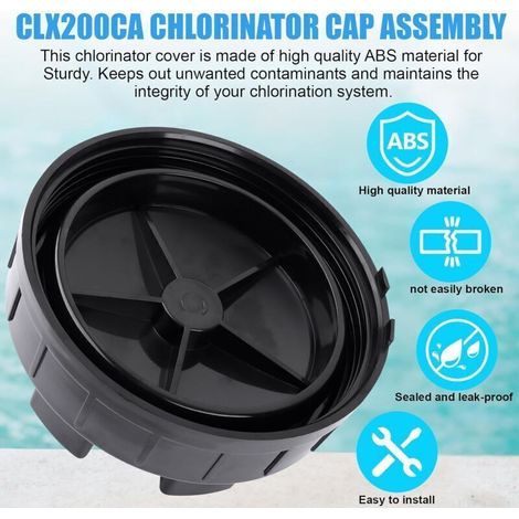 Couvercle pour distributeur automatique de chlore Hayward CL-200 avec joint d'étanchéité (1/5)