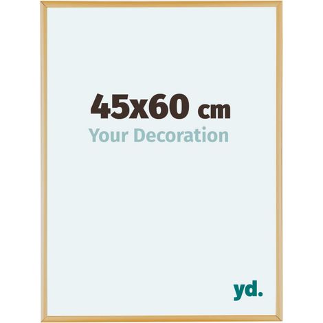 yd. - Cadre photo 45x60 - Or Vintage - Aluminium - Kent