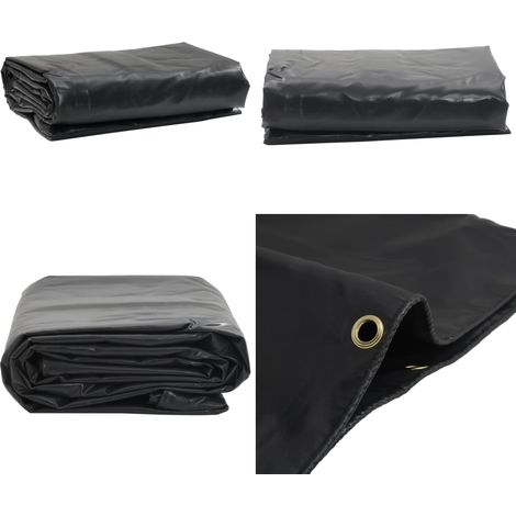 Bâche anthracite 4x8 m 650 g/m² - Couverture Extérieure - Bâche Imperméable - Bâche Protectrice - Bâche Pour Voiture - Bâche Pour Bateau - Home & Living (1/5)
