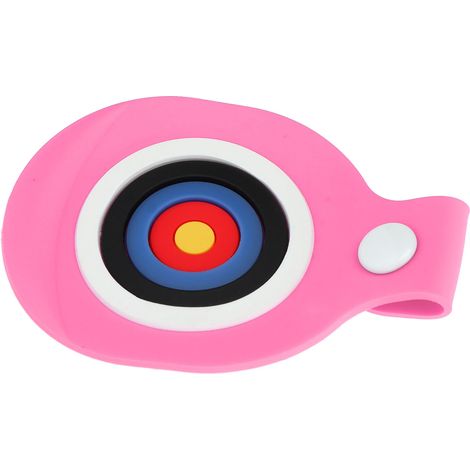 Protection d'extrémité de branche d'arc recourbe, coussinet en caoutchouc rose pour chaussures de tir à l'arc long, accessoires de chasse et de tir (1/5)