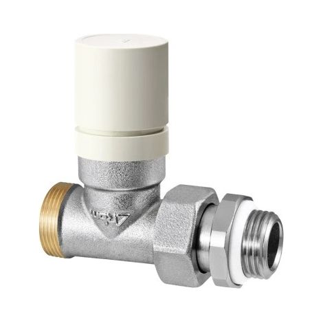 Robinet thermostatique pour radiateur eau chaude, droit mâle 1/2'' (15/21) - RBM
