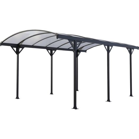 Carport Tettoia per auto "Protector" - 15 m² - 5,05 x 3 x 2,3